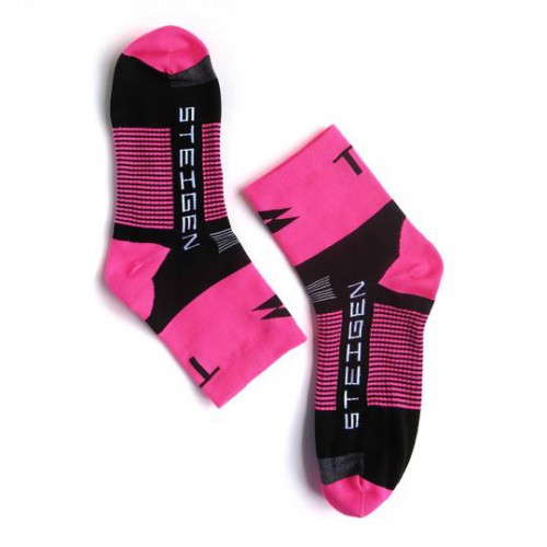 Steigen Running Socks Hot Pink 1/2 Length