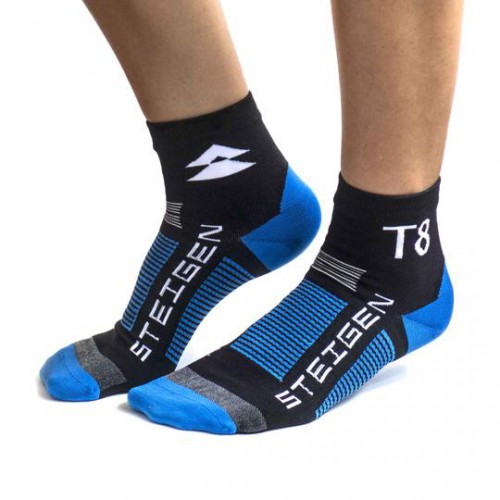 Steigen Running Socks Blue 1/4 Length