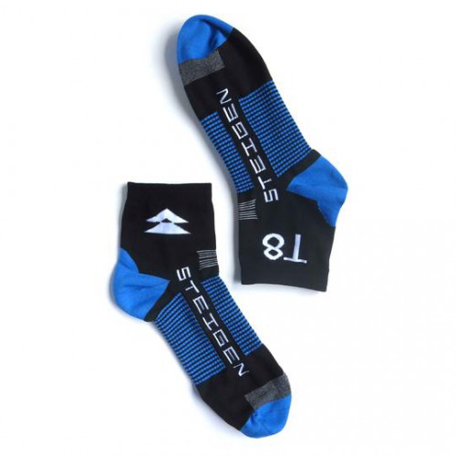 Steigen Running Socks Blue 1/4 Length