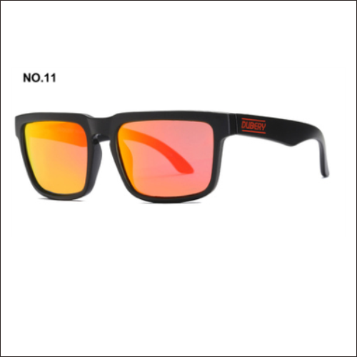 1 DUBERY SUNGLASSES 11  black blackk / red